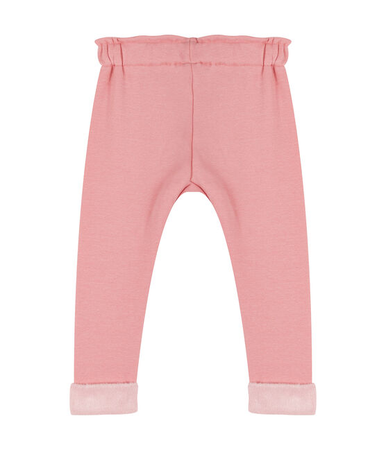 Pantalón de terciopelo para bebé niña rosa CHARME CN