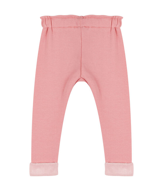 Pantalón de terciopelo para bebé niña rosa CHARME CN