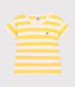 Camiseta a rayas de punto flameado para niño