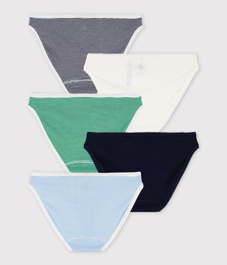 Juego semanal de 5 braguitas de mujer variante 1