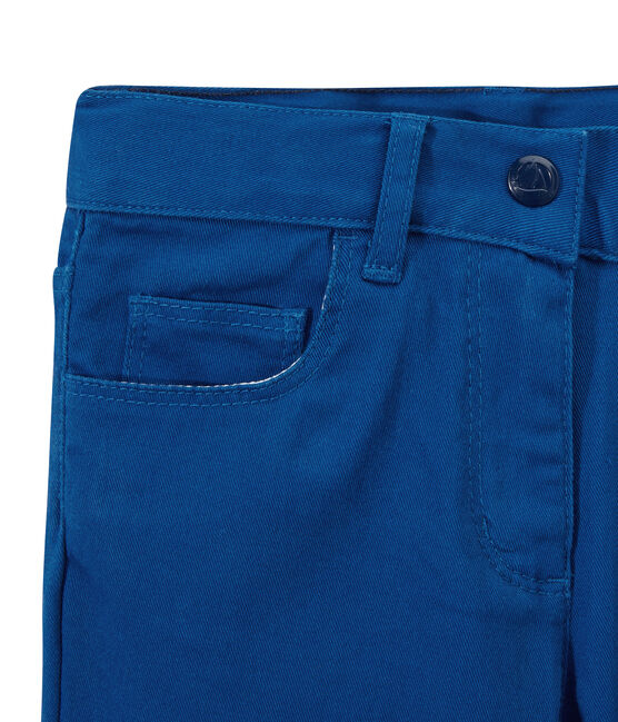 Pantalón para niña en jean colorido azul PERSE