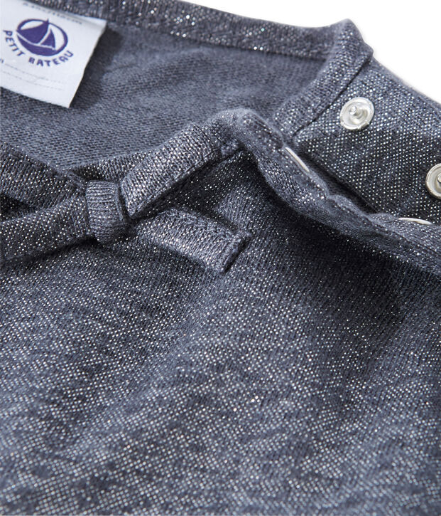 Camiseta para ni&ntilde;a gris/gris