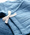 Conjunto de 2 prendas de bebé acolchadas de algodón orgánico azul POLOCHON