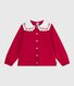 Blusa infantil estampada de manga larga de popelina de algodón