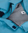 Impermeable emblem&aacute;tico reciclado para ni&ntilde;a/ni&ntilde;o azul