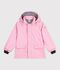Chubasquero ic&oacute;nico liso infantil rosa