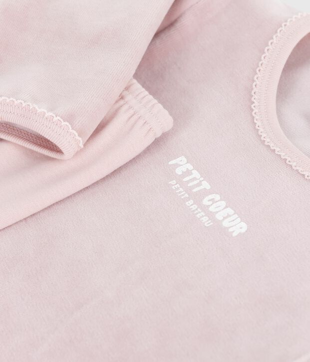 Pyjama en velours enfant rosa/multicolor