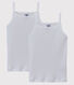 Lote de 2 camisetas de tirantes caladas de niña