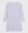 Camisón de algodón a rayas para mujer blanco SQUAW/ MARSHMALLOW
