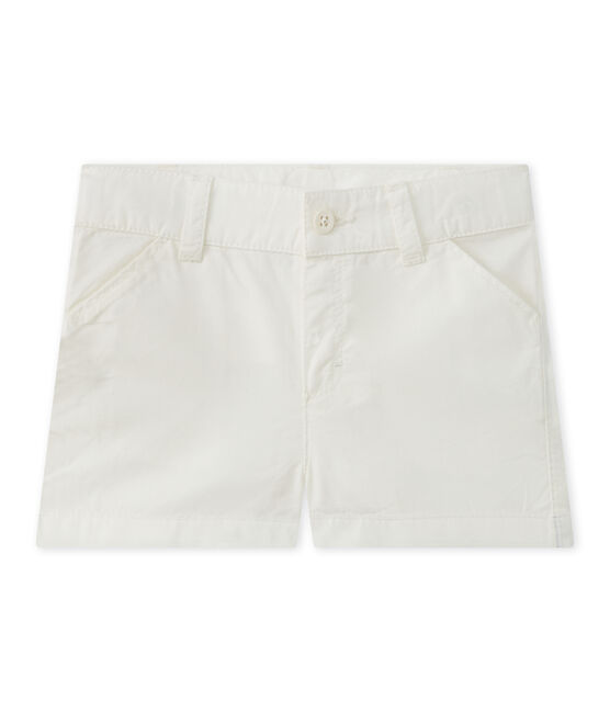 Short bebé de niño en algodón blanco MARSHMALLOW
