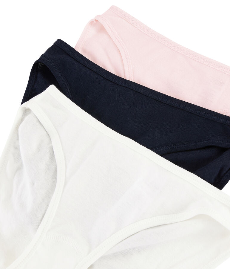 Lote de 3 braguitas para mujer multicolor
