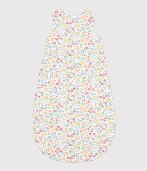 Saco de algodón con flores TOG 2 blanco MARSHMALLOW/blanco MULTICO