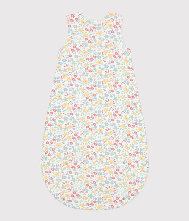 Saco de algod&oacute;n con flores TOG 2 blanco/multicolor