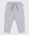 Pantalón grueso liso de algodón para bebé gris FUMEE CHINE