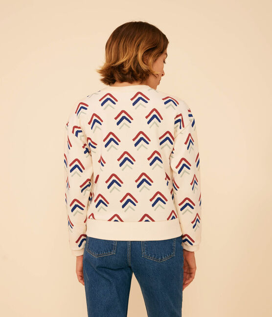 Sudadera de felpa para mujer blanco AVALANCHE/ MULTICO