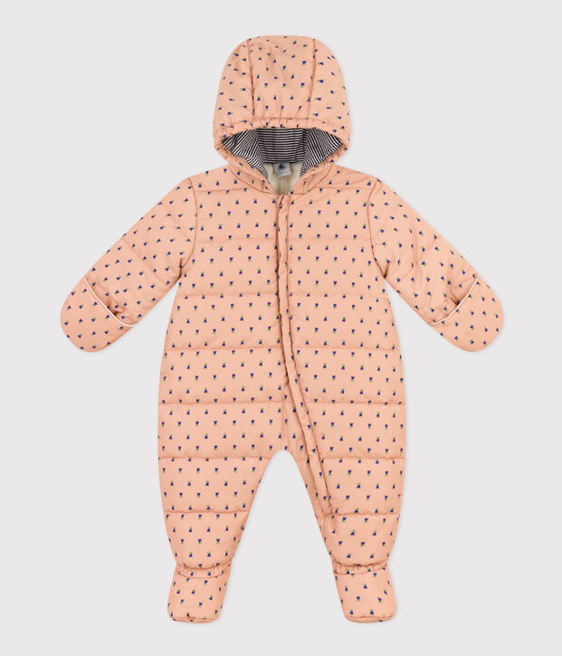 Buzo estampado de beb&eacute;. beige/multicolor