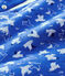 Mono largo de pajaritos de tejido tubular acolchado de algodón ecológico de bebé azul COOL/crudo MULTICO