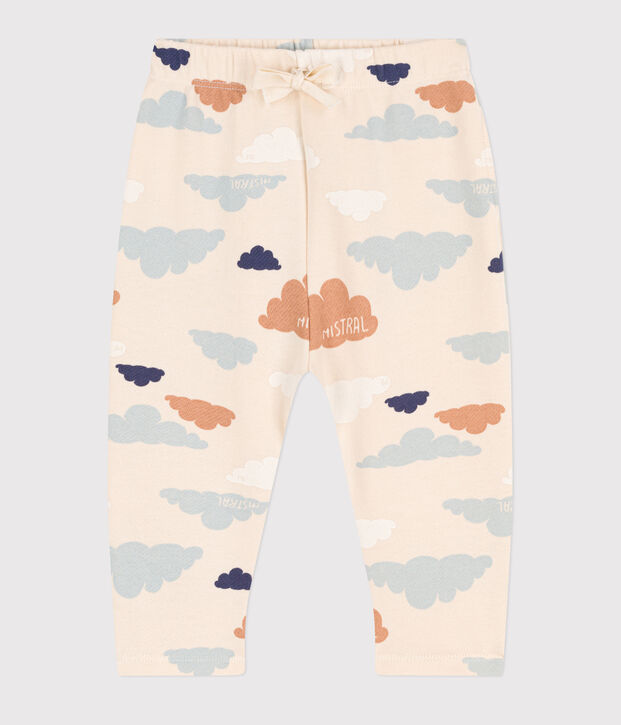 Pantal&oacute;n estampado de mulet&oacute;n para beb&eacute; crudo/multicolor