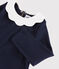 Blusa de manga larga para bebé niña azul SMOKING