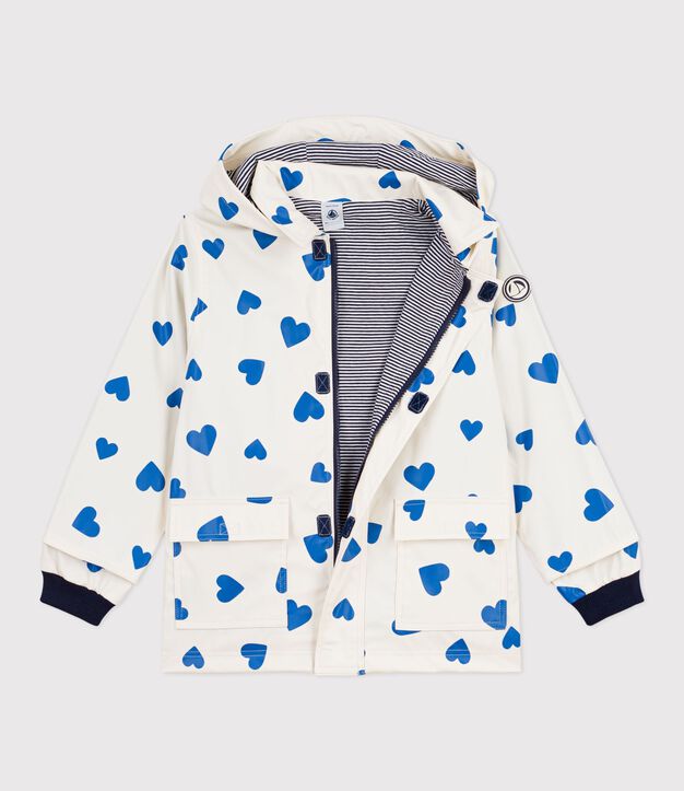 Chubasquero ic&oacute;nico infantil azul/azul