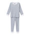 Pijama con gráfico estampado para niño blanco ECUME/azul ASTRO
