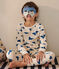 Pijama disfraz infantil de algodón con estampado de morsas blanco AVALANCHE/ MULTICO