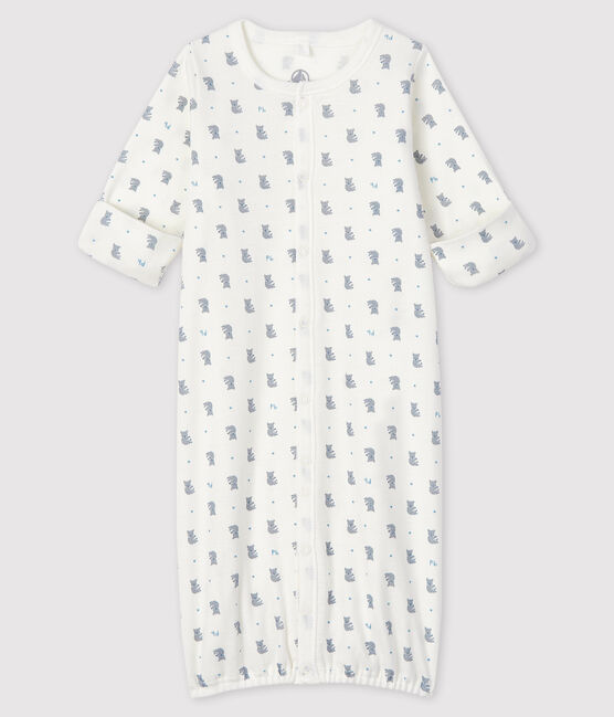 Mono saco de tejido acanalado con estampado de koala para bebé niño blanco MARSHMALLOW/blanco MULTICO