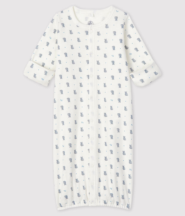 Mono saco con estampado de koalas de beb&eacute; de algod&oacute;n org&aacute;nico blanco/multicolor