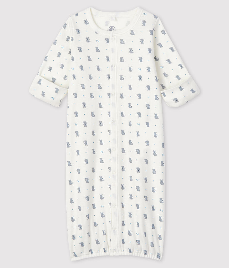 Mono saco con estampado de koalas de beb&eacute; de algod&oacute;n org&aacute;nico blanco/multicolor