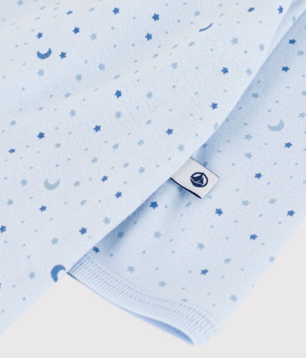 Bodyjama sin pies de algod&oacute;n con estampado de estrellas para beb&eacute; azul/multicolor