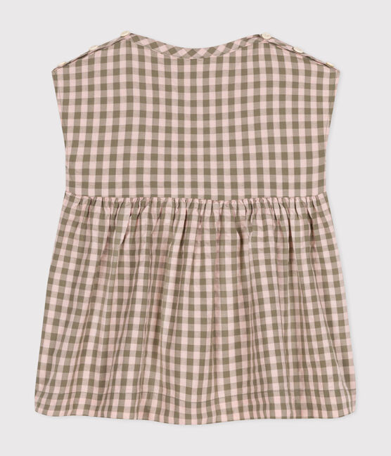 Vestido de manga corta de milrayas para bebé MARECAGE/ SALINE