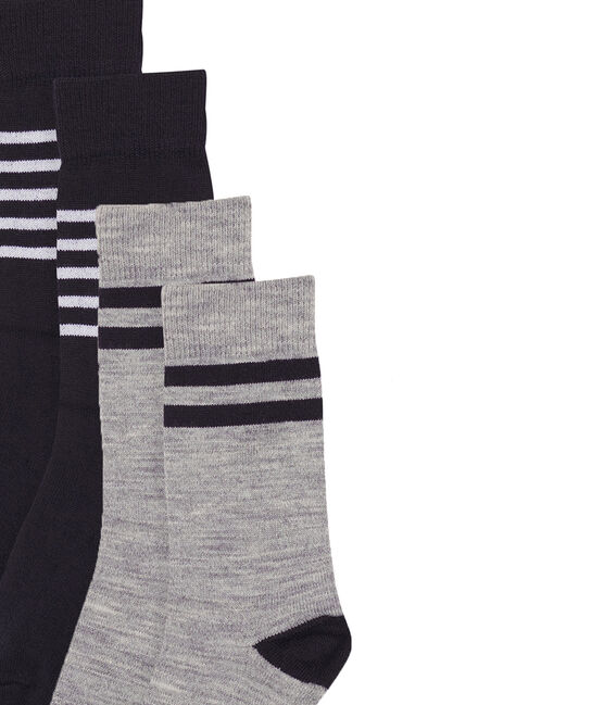 Lote de 2 pares de calcetines infantiles altos y cálidos para niño variante 1
