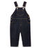 Peto vaquero largo para bebé unisex. azul Jean