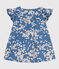 Blusa de popelina estampada para niña azul BEACH/ MULTICO