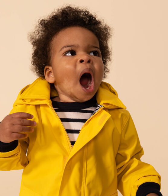 Chubasquero emblemático de bebé amarillo JAUNE