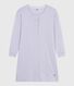 Camisón de algodón a rayas para mujer