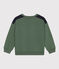 Sudadera de felpa para niño verde CROCO