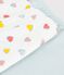 Juego de culottes infantiles largos de algod&oacute;n con corazones multicolor