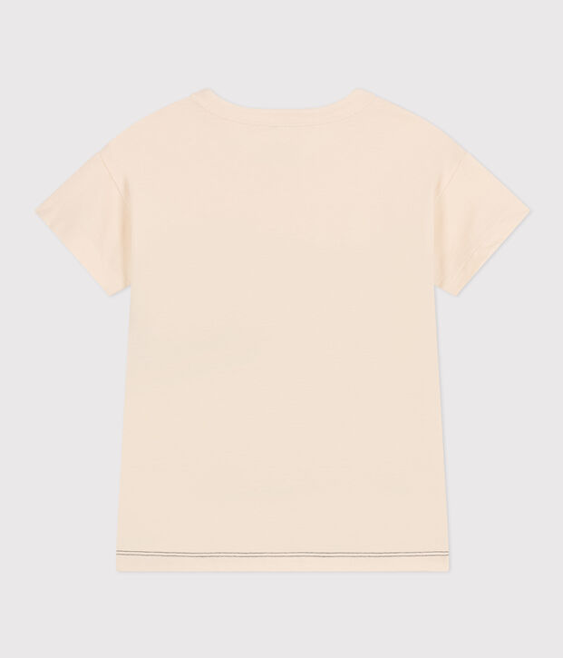 Camiseta de punto para ni&ntilde;o crudo/multicolor