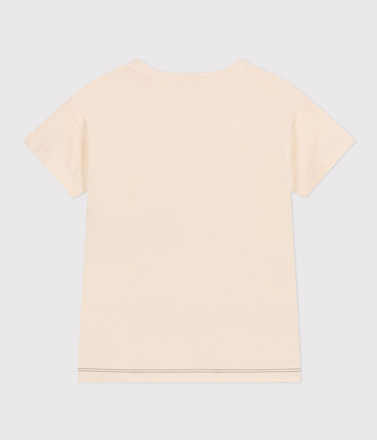 Camiseta de punto para ni&ntilde;o crudo/multicolor