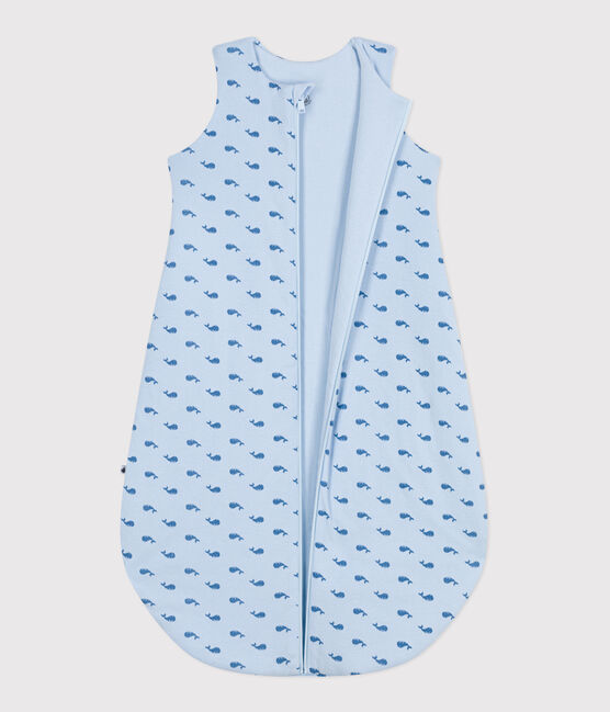 Saco de algodón para bebé con estampado de ballenas TOG 2 azul TOUDOU/ ALASKA