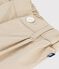 Pantal&oacute;n para beb&eacute; de sarga lisa beige