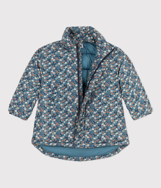 Chaqueta acolchada semilarga estampada para niña ROVER/ MULTICO