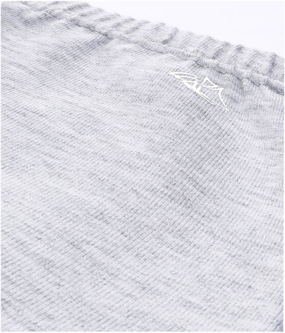 Legging de algodón stretch para niña gris Poussiere