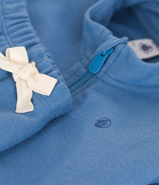 Conjunto de sudadera y pantalón para bebé azul BEACH