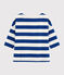 Camiseta de mujer azul SURF/blanco MARSHMALLOW