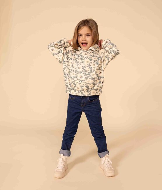 Sudadera con capucha de muletón de niña AVALANCHE+POLOCHON/ MULTICO