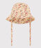 Capelina con flores para bebé blanco AVALANCHE/ MULTICO