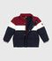 Plumífero infantil liso colorblock azul SMOKING/blanco MULTICO