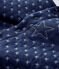 Cárdigan de bebé acolchado con motivos de estrellas de algodón orgánico azul SMOKING